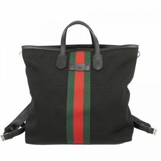 Gucci Black Nylon Tote Bag (Pre-Owned)