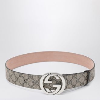 Gucci GG Supreme fabric belt with GG buckle