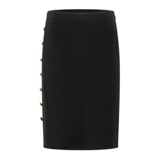 Versace Dames, Rokken, Zwart, Maat: L Viscose