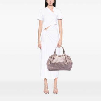 Gucci Tweedekans Grote Metallic Microguccissima Sukey Tote