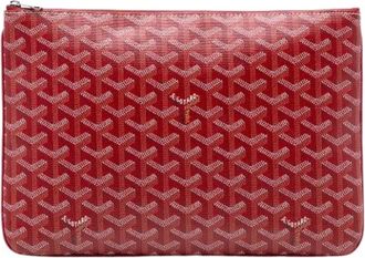 Goyard Pre-owned Clutches, female, Red, Size: ONE SIZE Pre-owned Senat MM