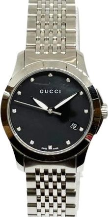 Gucci Pre-owned Vintage Polshorloge - unisex - Pre-owned - Zwart - Maat: ONE Size