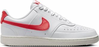 Nike Womens Court Vision Low Next Nature Sneaker In White Sail Magic Ember