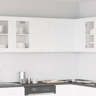 vidaXL Mobile Pensile Lyon Bianco 60x31x60 cm in Legno Multistrato - Vidaxl