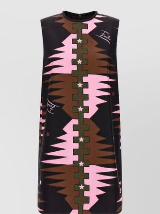 Pucci silk printed sleeveless mini dress