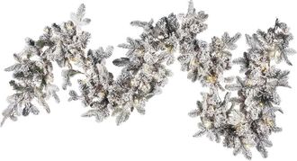 Beliani Guirnalda led efecto nieve 180 cm