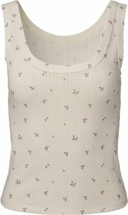 WeWoreWhat Scoop Tank in Ivory/pink at Nordstrom, Size Small