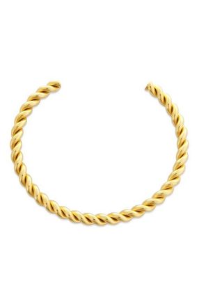 BEN ONI Twisted Cuff Bracelet in Gold at Nordstrom