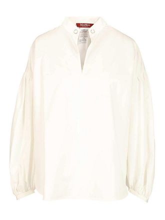 Max Mara Cotton Satin Blouse