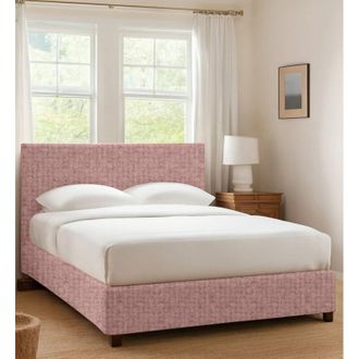 Dmora Cama Plaza Y Media Carlisle, Desenfundable, Hecho En Italia, Rosa