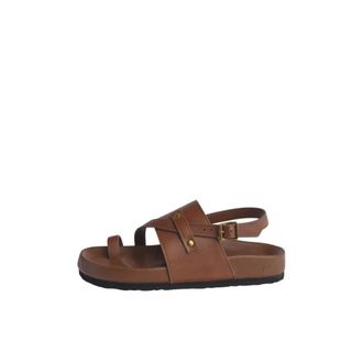 SOEUR Flat Sandals, female, Brown, Size: 7 US Ezili Sandal