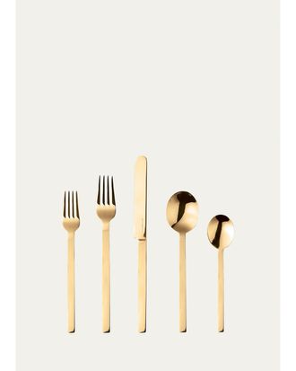Mepra Stile Oro 20-Piece Flatware Set