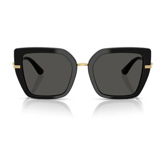 Dolce & Gabbana Oversized Square Sunglasses - female - Dolce & Gabbana - Sunglasses - Black - 53 MM - Accessories