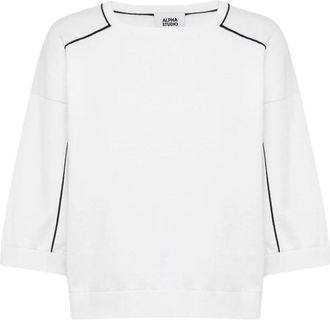 Alpha Studio Donna, Maglie, Bianco, S, new
