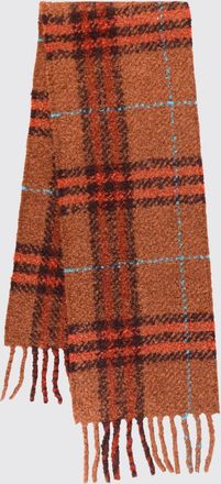 Burberry Sciarpa in misto lana e alpaca con motivo check e bordi sfrangiati