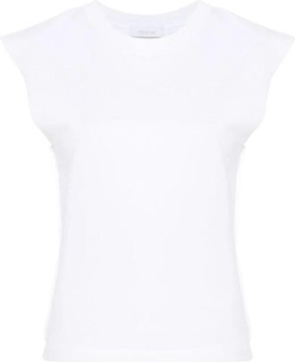 Paco Rabanne Mouwloze tops - Dames - Tops zonder mouwen - Wit - S - Katoen - Tops