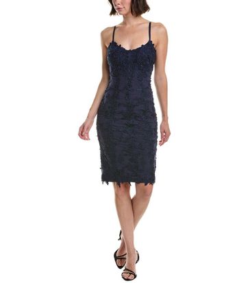 Issue New York Issue New York Floral Embroidered Midi Dress