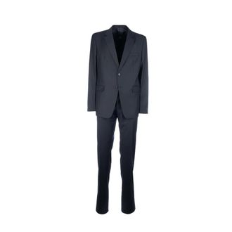 Prada Single Breasted Suits, male, Blue, Size: M Single Breasted Suit