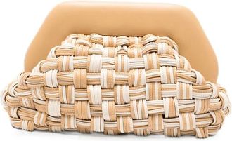 Themoir&egrave; Braided Clutch - female - THEMOIR&egrave; - Clutches - Beige - ONE SIZE - Bags