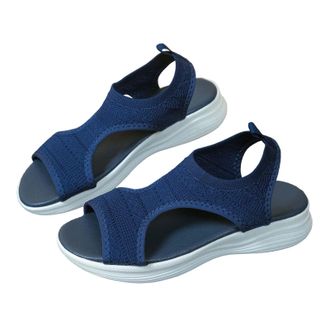 Generic Slippers For Women Water Shoes Sliders S Als Womens Uk Open Toe Design, Knitted Mesh Fabric, Casual Comfortable Suitable For Commuting Going Out In Th