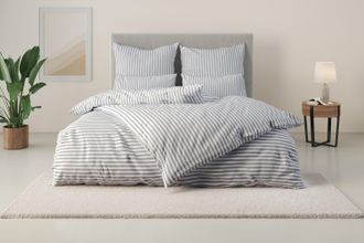 LeGer Home by Lena Gercke Bettwäsche »Linnea« 2 Stk. tlg. aus 100% Baumwolle, Streifendesign