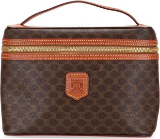 Celine Trousse Macadam in tela cerata 1995 - Marrone