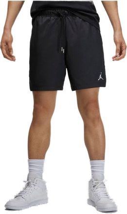 Nike Jordan Mens Air Jordan Logo Printing Lacing Black Straight Shorts DM1373-010