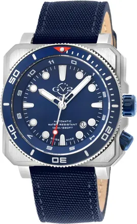 Gevril Group XO Submarine Automatic Blue Dial Mens Watch 4542