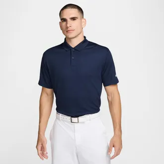 Nike Mens Dri-FIT Victory Golf Polo in Blue | DH0824-451