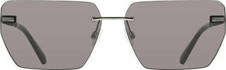 Calvin Klein Argento Metallo Men Mens Sunglass
