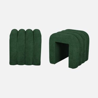 Sweeek Sweeek - Set Di 2 Pouf Contemporanei, Tessuto