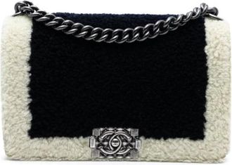 Chanel Pre-owned Boy Flap - Dames - Vintage Schoudertas - Zwart - ONE Size - Leer - Vintage