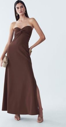 BWLDR Chase Maxi Dress in Chocolate at Nordstrom, Size 12