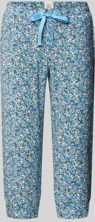 Schiesser Slim Fit Bermudas mit Tunnelzug Modell Mix+Relax in Blau, Gr&ouml;&szlig;e 36