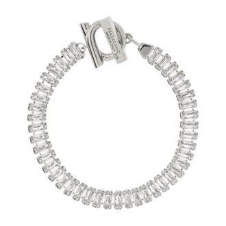 Ferragamo Bracelets, female, Gray, Size: S/M Crystal Bracelet