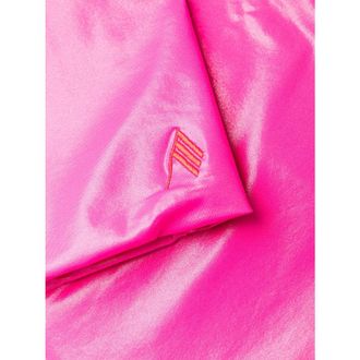 The Attico Stretch Polyamide with Metallic Sheen Skirt - Pink
