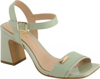 Andrea Womens Ankle Strap Sandal In Green