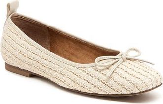 Kelsi Dagger Frankie Flat in Salt Raffia at Nordstrom, Size 9.5