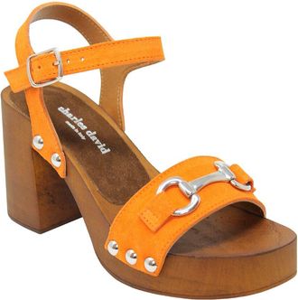 Charles by Charles David Exposed Suede Sandal