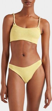 Hunza G Phoebe Two-Piece Bikini Swimsuit in Butter at Nordstrom