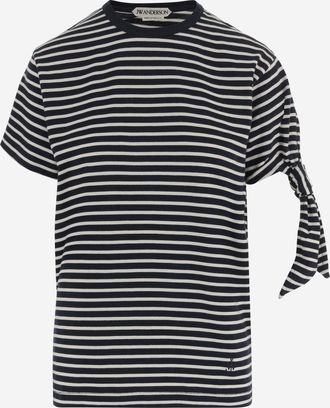 J.W.Anderson Womens T-Shirt Striped Cotton Multicolour T-Shirts & Jerseys