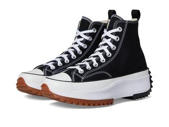 Converse Run Star Hike Canvas Platform Lace-up Boots Black/White/Gum : Mens 5.5 - Womens 7 Medium