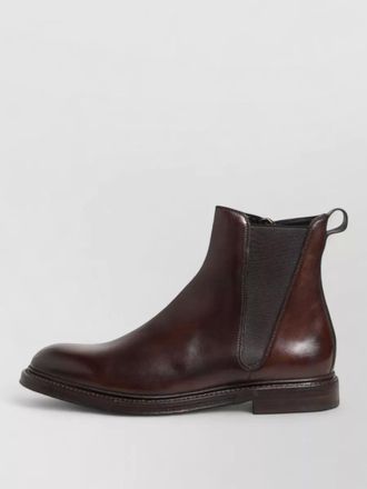 Dolce & Gabbana leather mid calf chelsea boots
