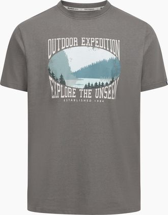 Trespass Mens Trespass Mens Gallon Casual T-Shirt - Grey - Size: 40