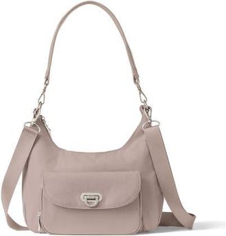 Baggallini Coastal Flip Lock Half Moon Bag in Moonrock at Nordstrom