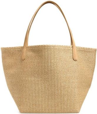 Mansur Gavriel Everyday Soft Raffia Tote in Natural at Nordstrom