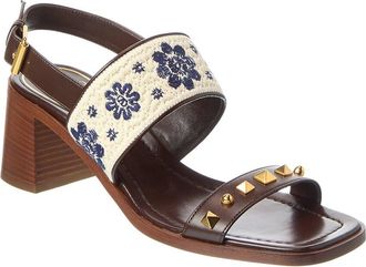 Valentino Rockstud 60 Leather Sandal