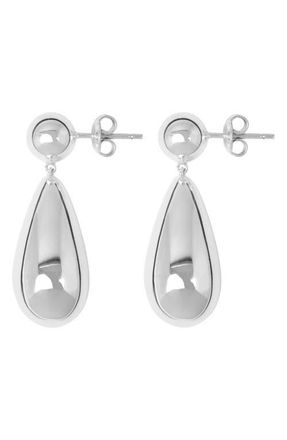 LI&Eacute; STUDIO The Lola Drop Earrings in Silver at Nordstrom