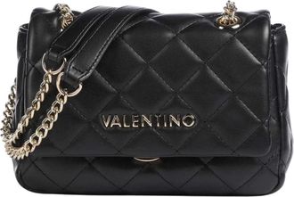 Valentino Ocarina Crossbody Tas - Dames - Tassen - Zwart - Maat: ONE Size Leer