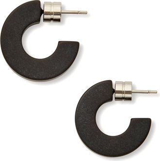 Machete Jewelry Muse Hoops in Black Matte at Nordstrom